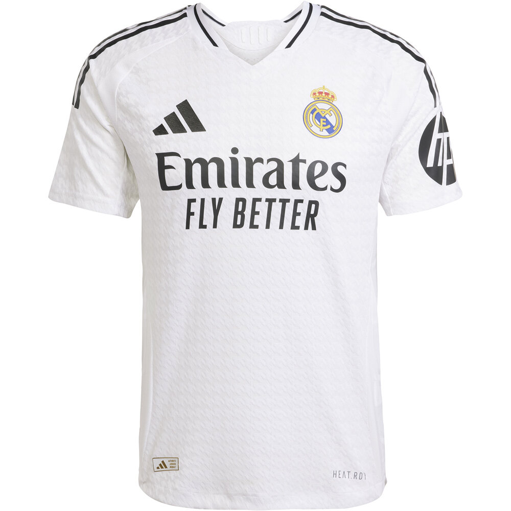 adidas camiseta de fútbol oficiales REAL H JSY AU vista frontal