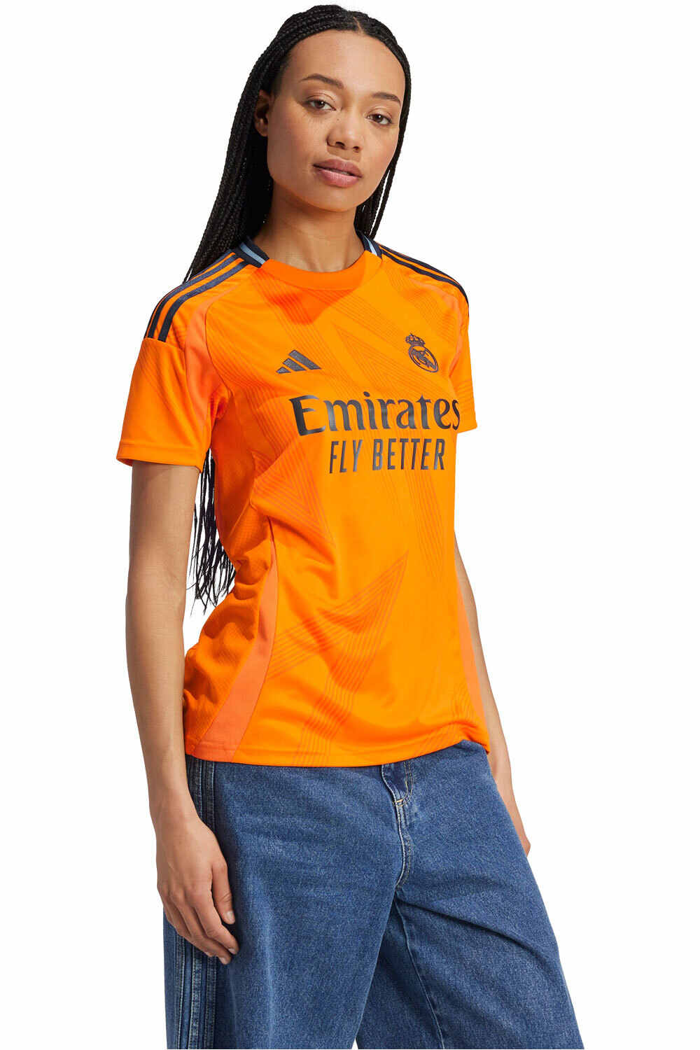 adidas camiseta de fútbol oficiales R.MADRID 25 A JSY W vista detalle