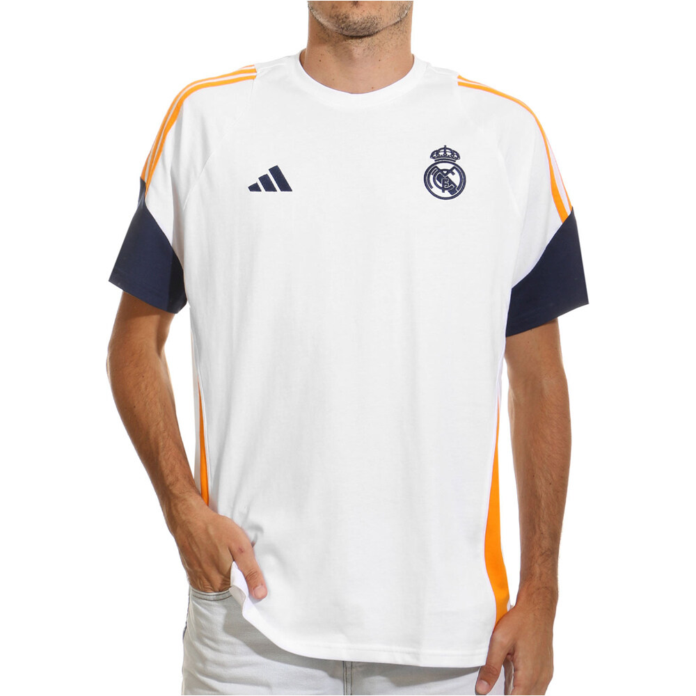 adidas camiseta de fútbol oficiales R.MADRID 25 TEE vista frontal