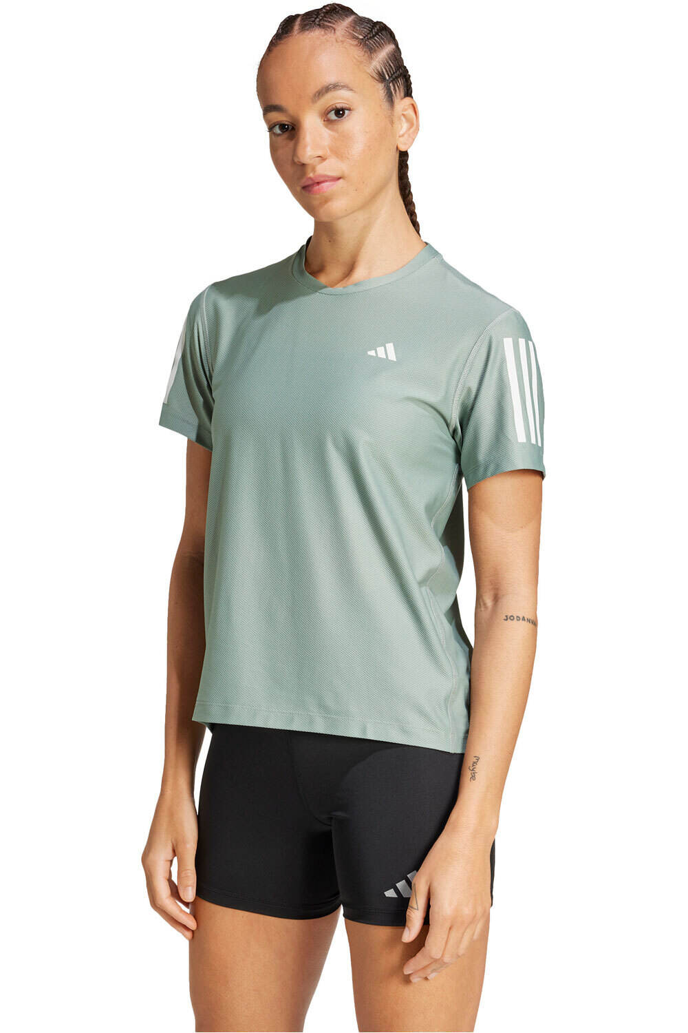 adidas camiseta entrenamiento manga corta mujer OTR B TEE vista frontal