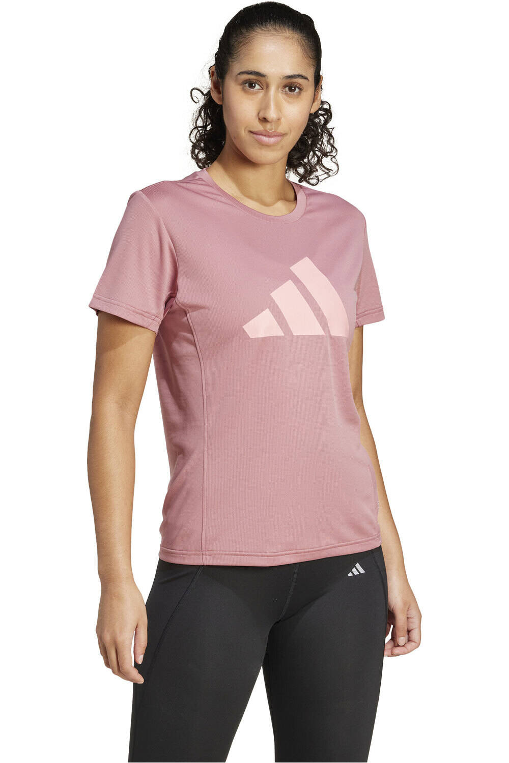 adidas camiseta entrenamiento manga corta mujer RUN IT TEE vista frontal