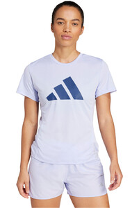 adidas camiseta entrenamiento manga corta mujer RUN IT TEE vista frontal