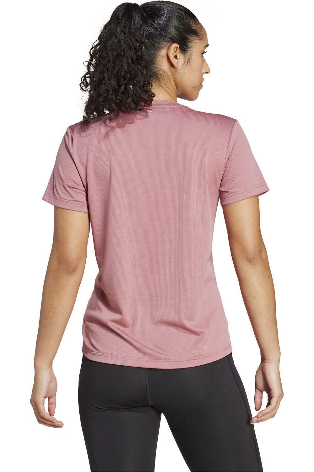 adidas camiseta entrenamiento manga corta mujer RUN IT TEE vista trasera