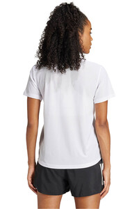 adidas camiseta entrenamiento manga corta mujer W FLORA T vista trasera