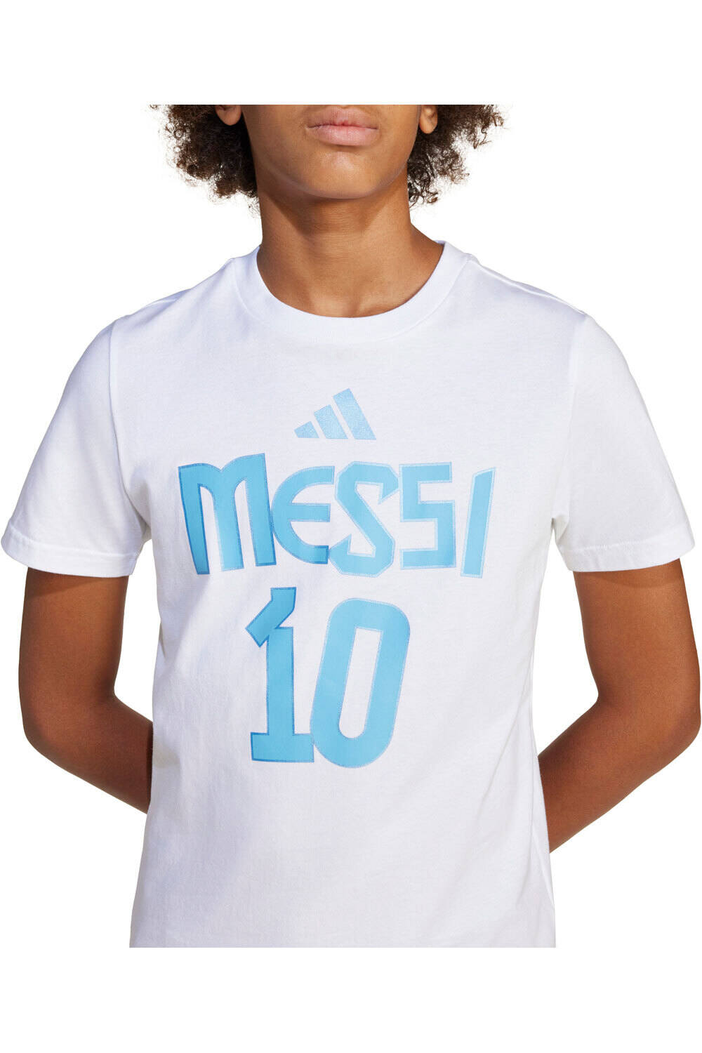 adidas camiseta entrenamiento niño Y MESSI N&N G T vista detalle