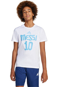 adidas camiseta entrenamiento niño Y MESSI N&N G T vista frontal