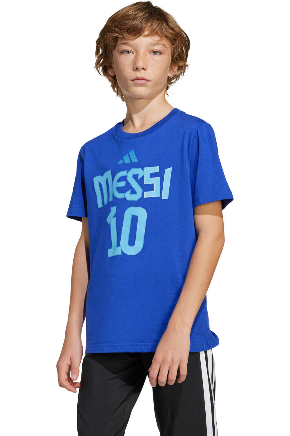 adidas camiseta entrenamiento niño Y MESSI N&N G T vista frontal