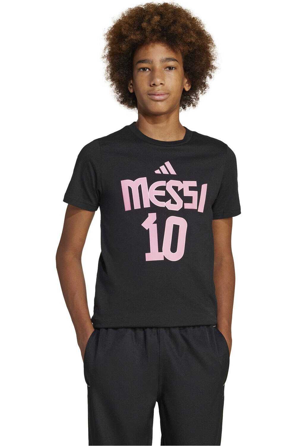 adidas camiseta entrenamiento niño Y MESSI N&N G T vista frontal