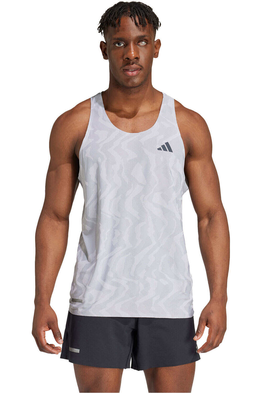 adidas camiseta entrenamiento tirantes hombre ULT EGNRD SNGLT vista frontal