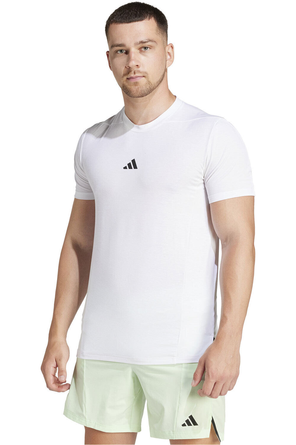 adidas camiseta fitness hombre D4T TEE vista frontal