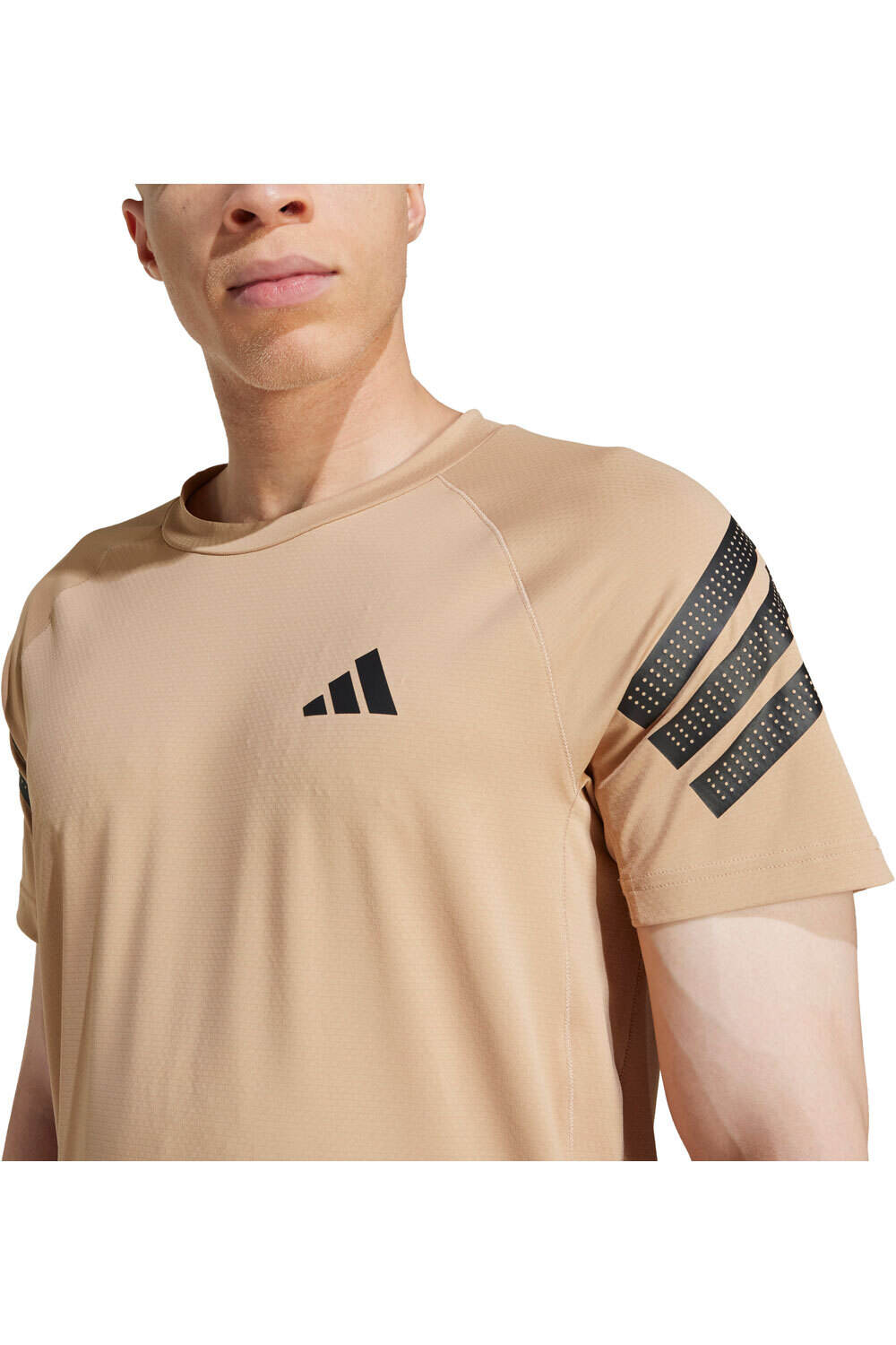 adidas camiseta fitness hombre GYM+ 3S TEE vista detalle