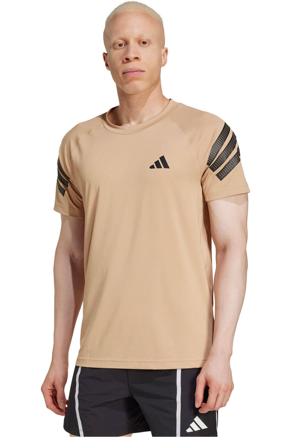 adidas camiseta fitness hombre GYM+ 3S TEE vista frontal