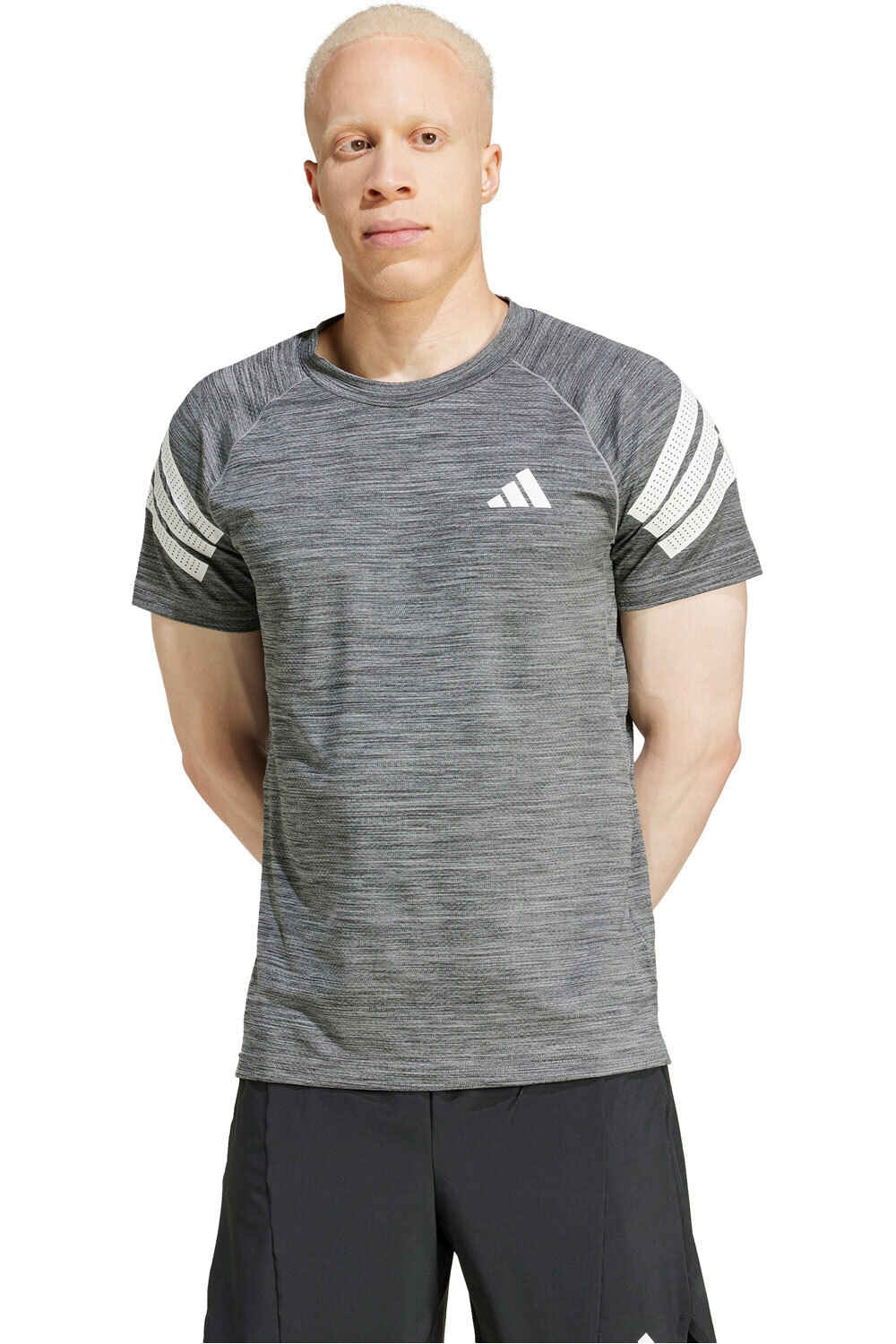 adidas camiseta fitness hombre GYM+ 3S TEE vista frontal