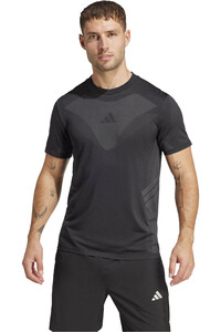 adidas camiseta fitness hombre GYM+ SML TEE vista frontal