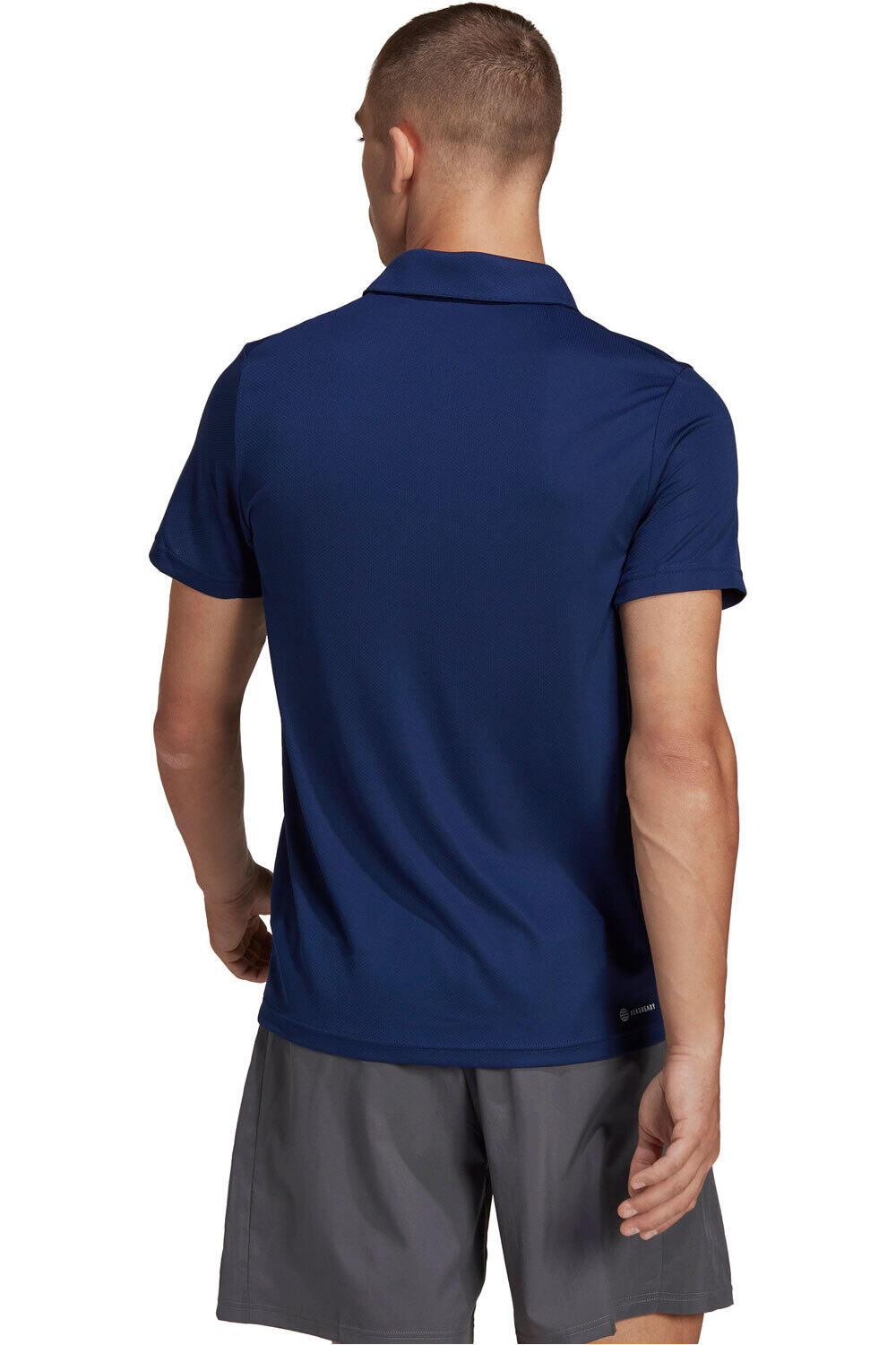 adidas camiseta fitness hombre TR-ES BASE POLO vista trasera