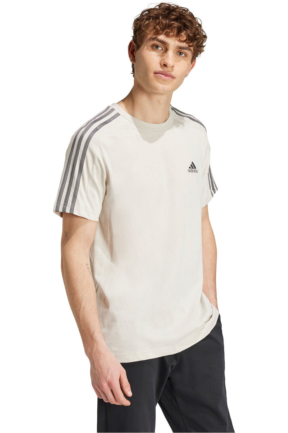 adidas camiseta manga corta hombre M 3S SJ T vista detalle