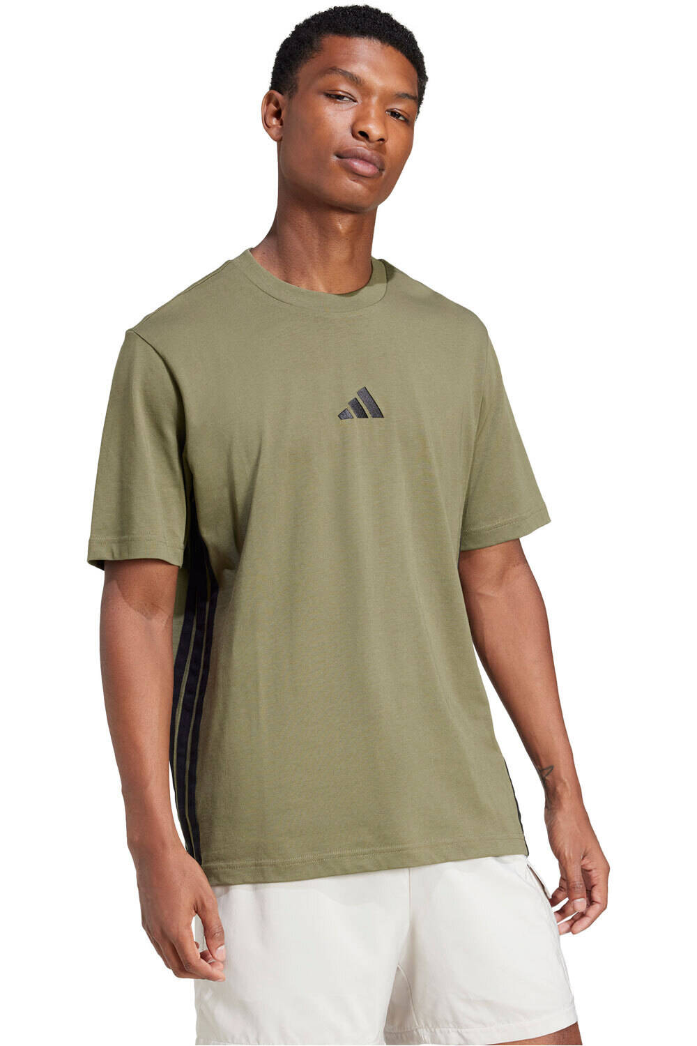 adidas camiseta manga corta hombre M 3S SJ T vista detalle