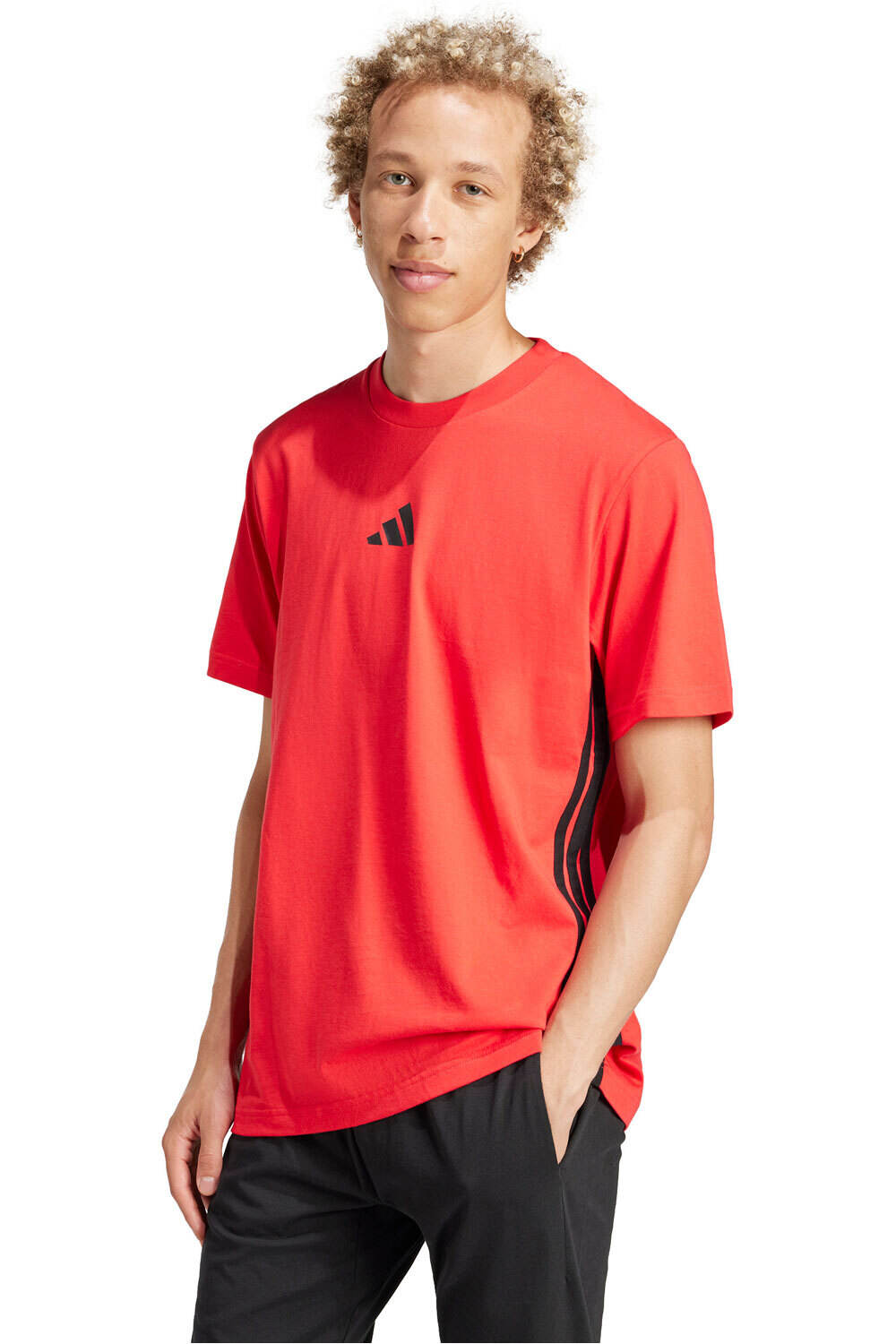 adidas camiseta manga corta hombre M 3S SJ T vista frontal