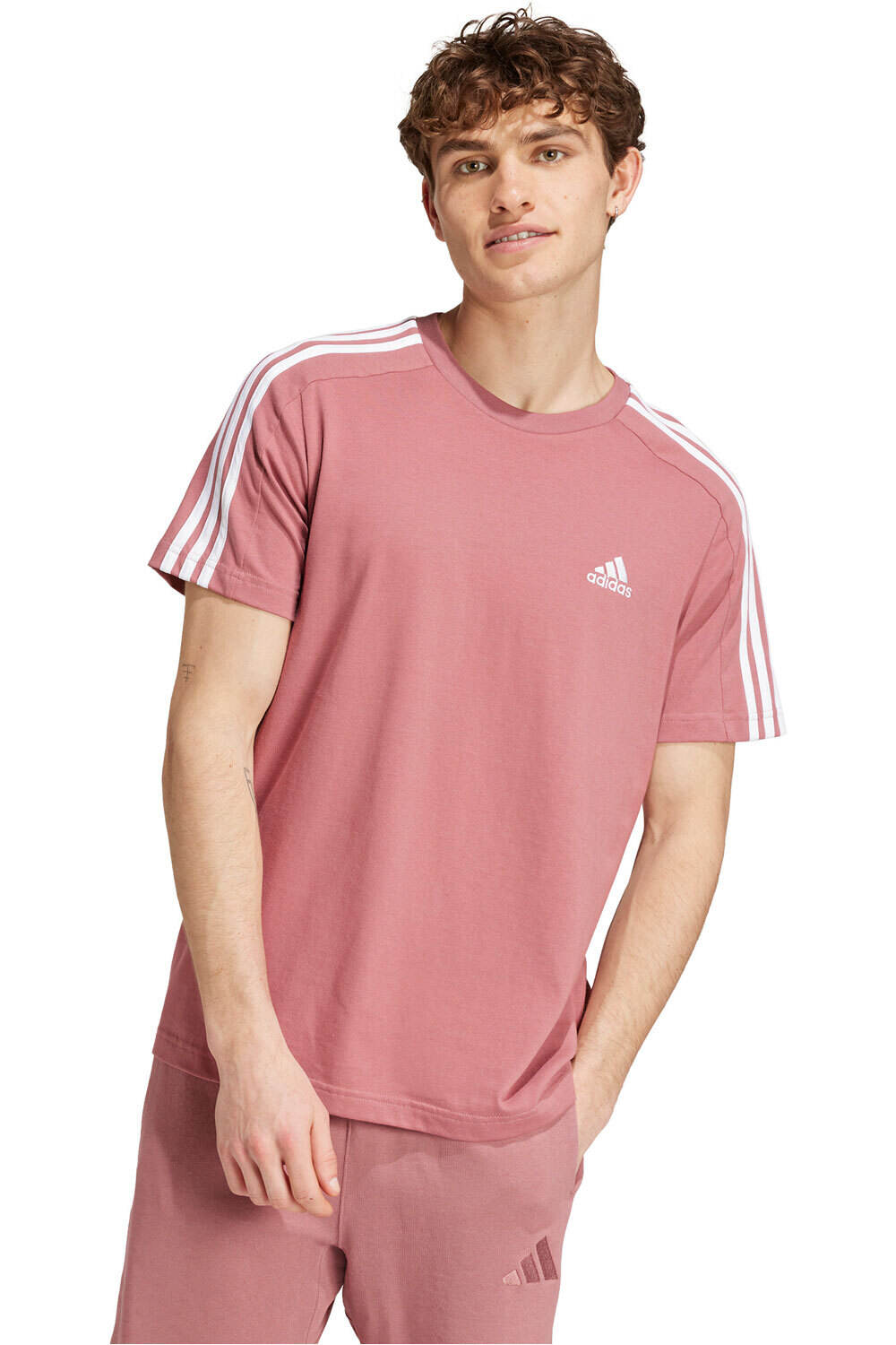 adidas camiseta manga corta hombre M 3S SJ T vista frontal