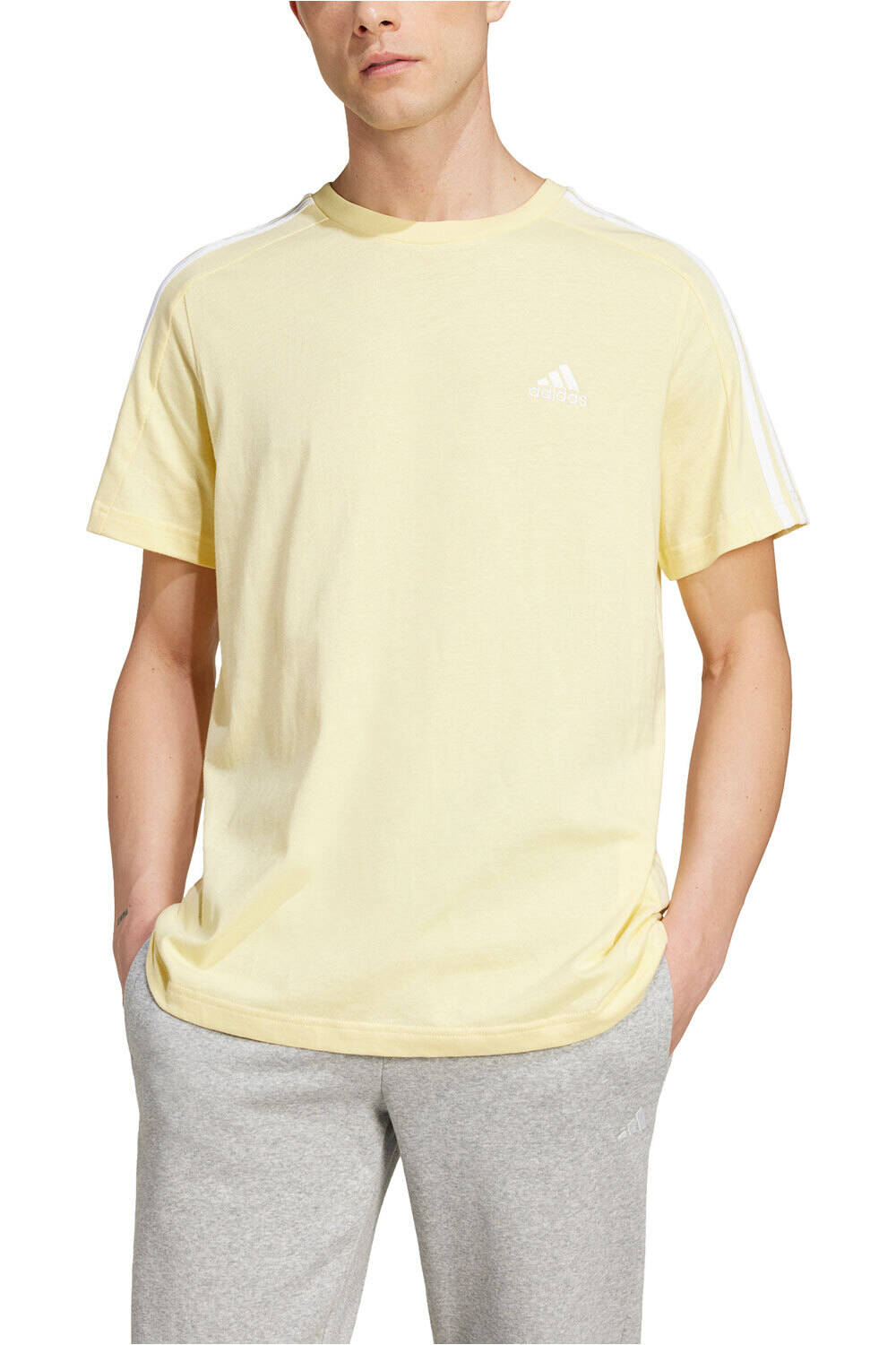 adidas camiseta manga corta hombre M 3S SJ T vista frontal