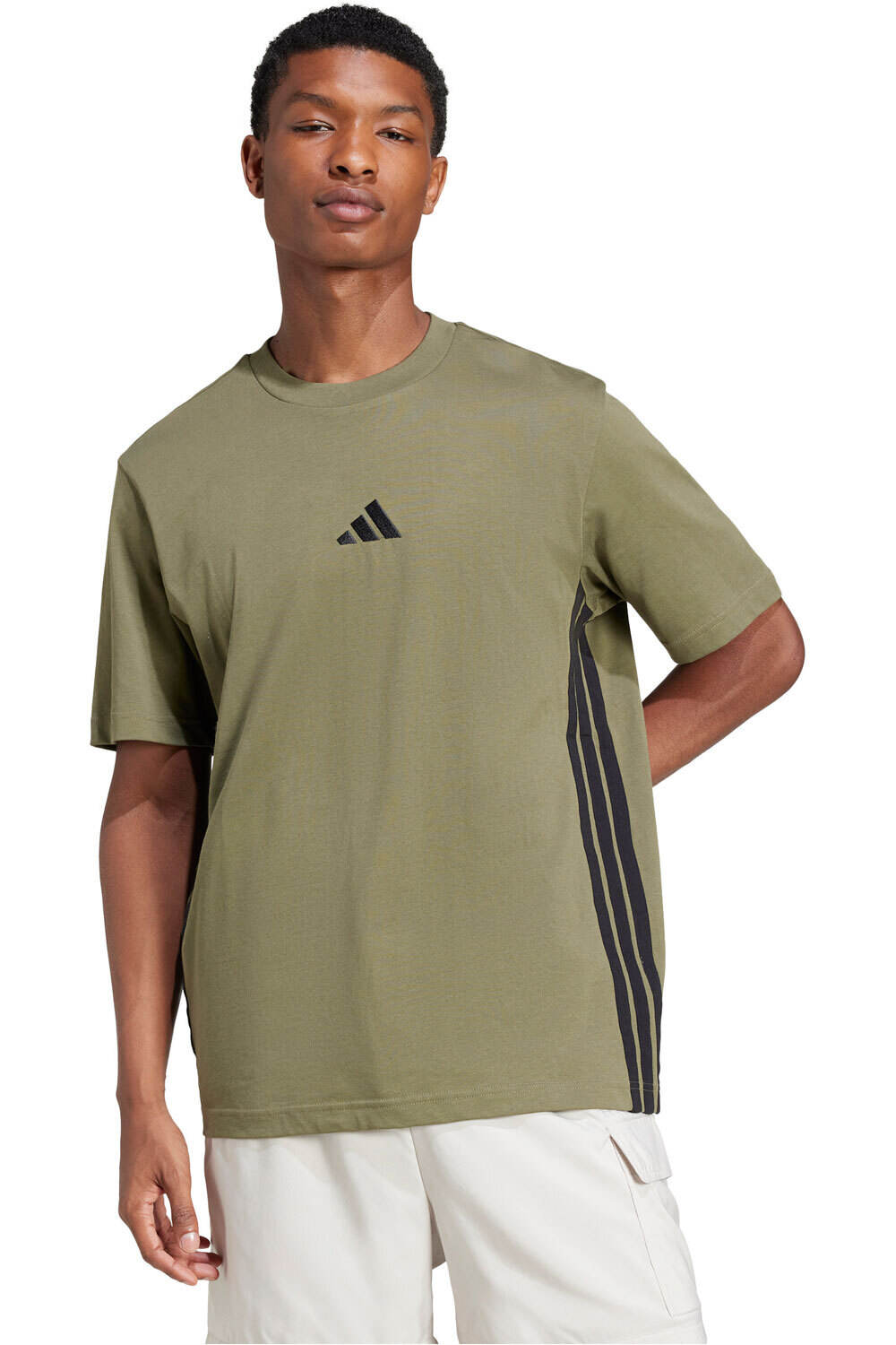 adidas camiseta manga corta hombre M 3S SJ T vista frontal