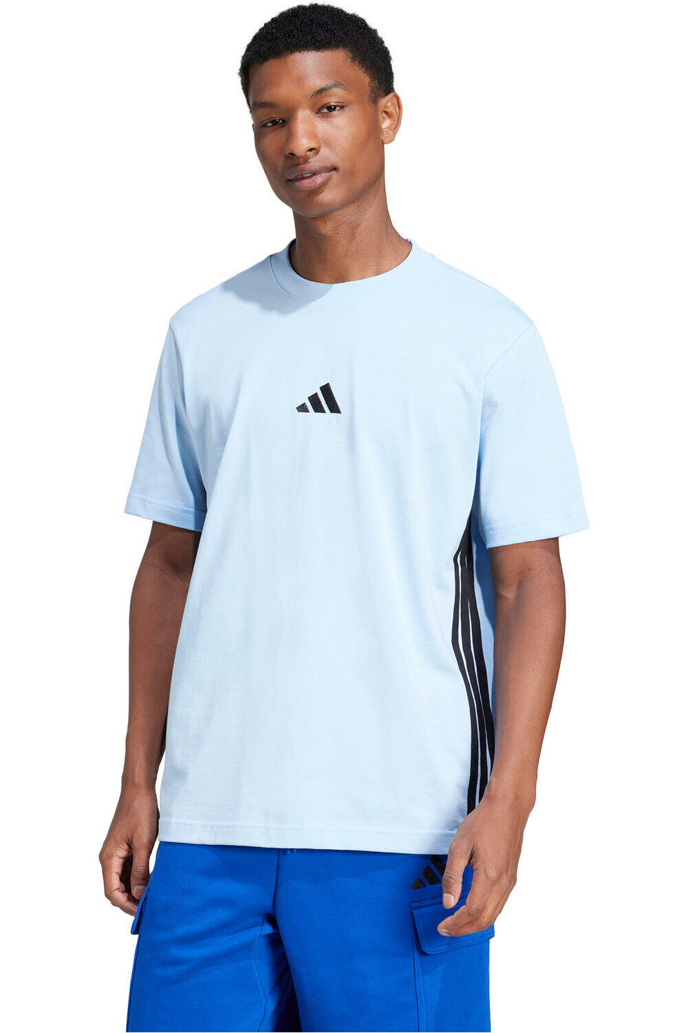 adidas camiseta manga corta hombre M 3S SJ T vista frontal