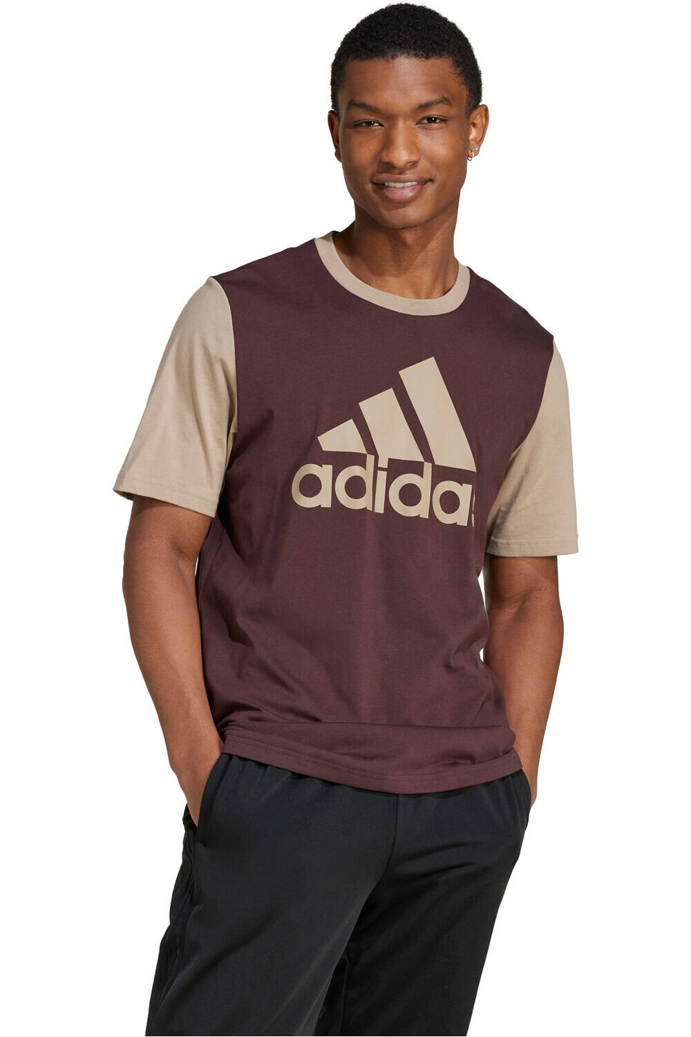 adidas camiseta manga corta hombre M BL SJ T vista frontal