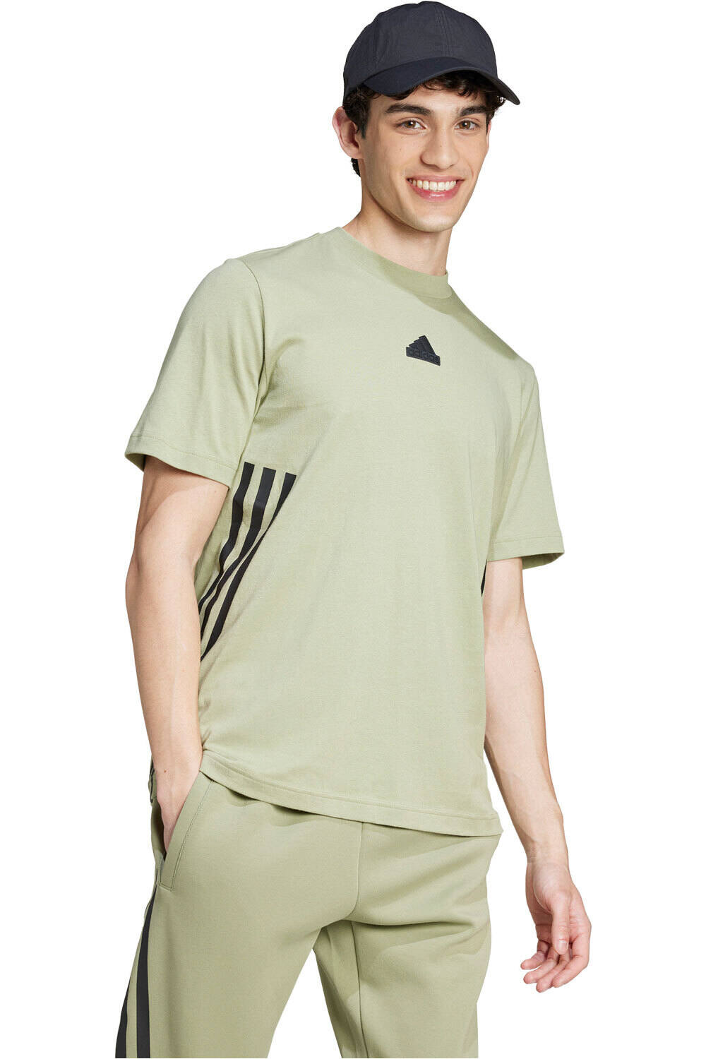 adidas camiseta manga corta hombre M FI 3S REG T vista detalle