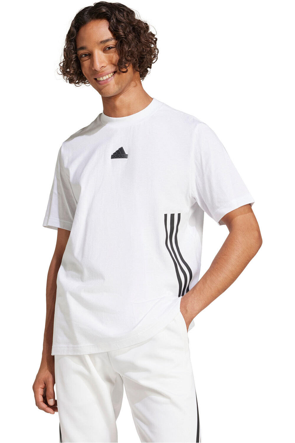 adidas camiseta manga corta hombre M FI 3S REG T vista frontal