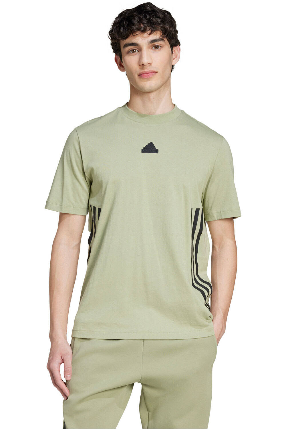 adidas camiseta manga corta hombre M FI 3S REG T vista frontal