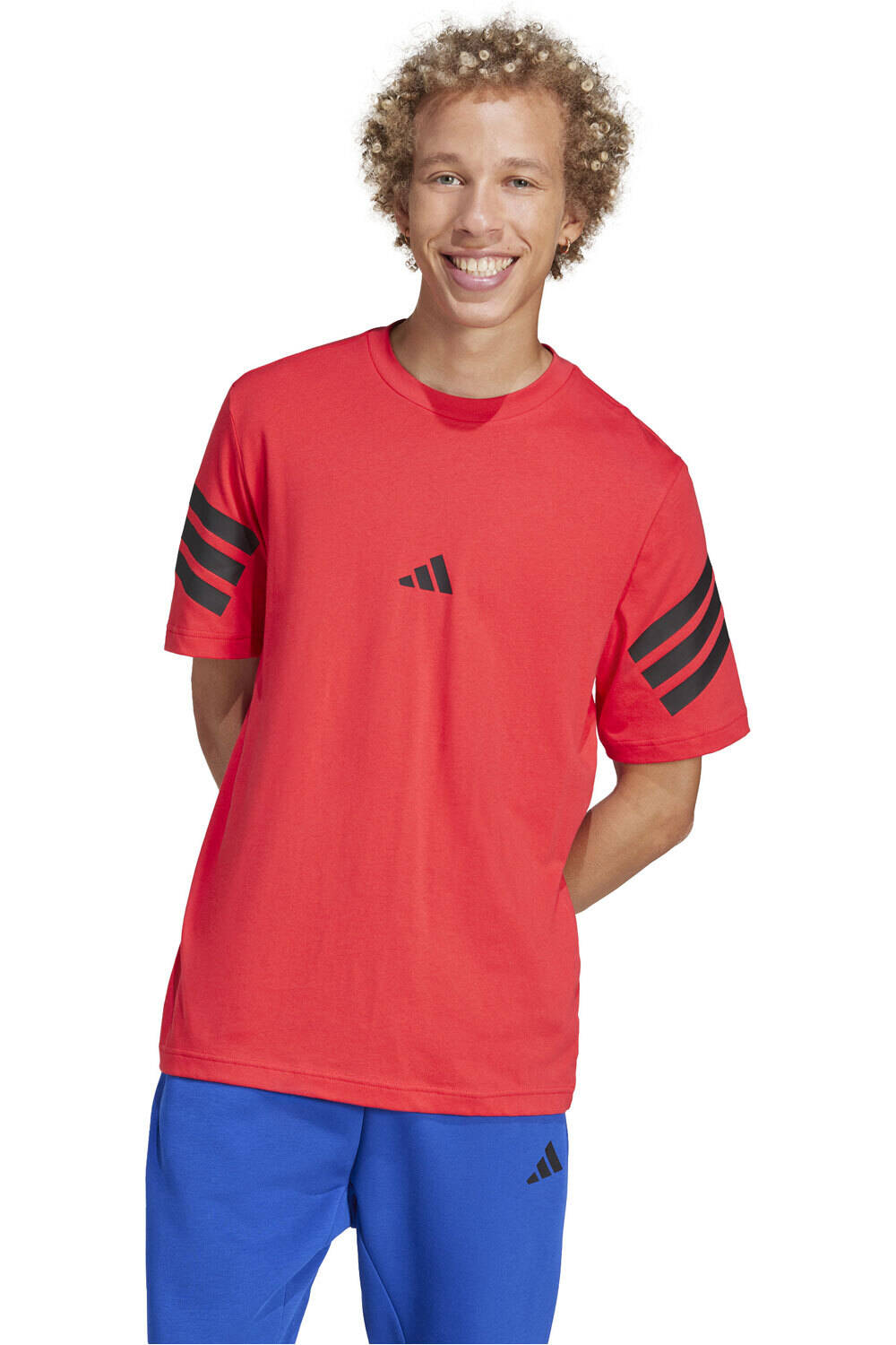 adidas camiseta manga corta hombre M FI 3S REG T vista frontal