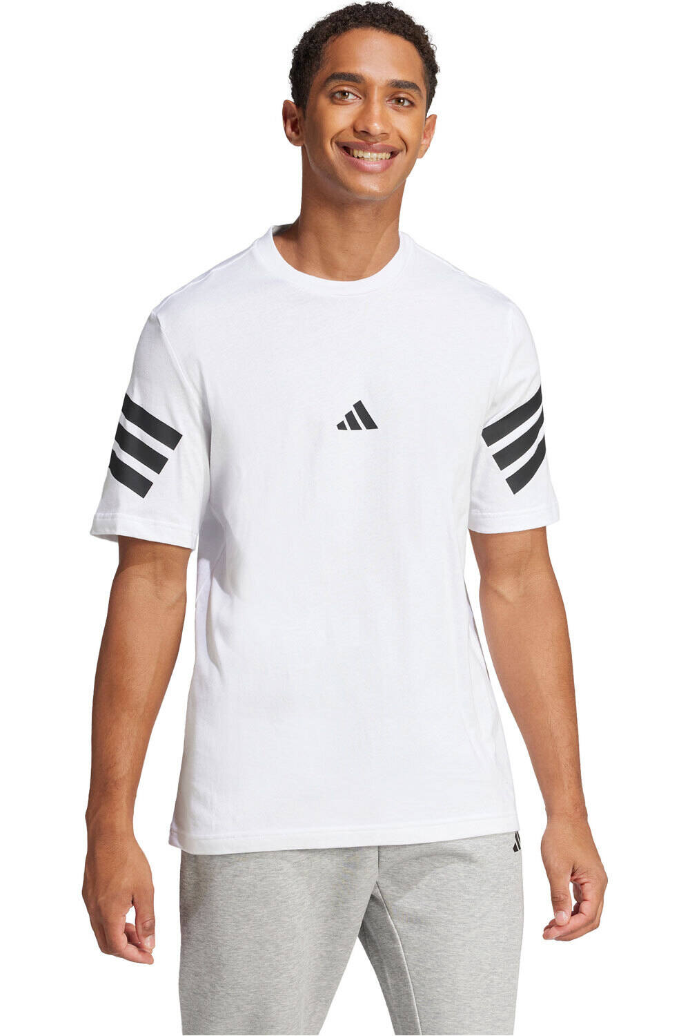 adidas camiseta manga corta hombre M FI 3S REG T vista frontal