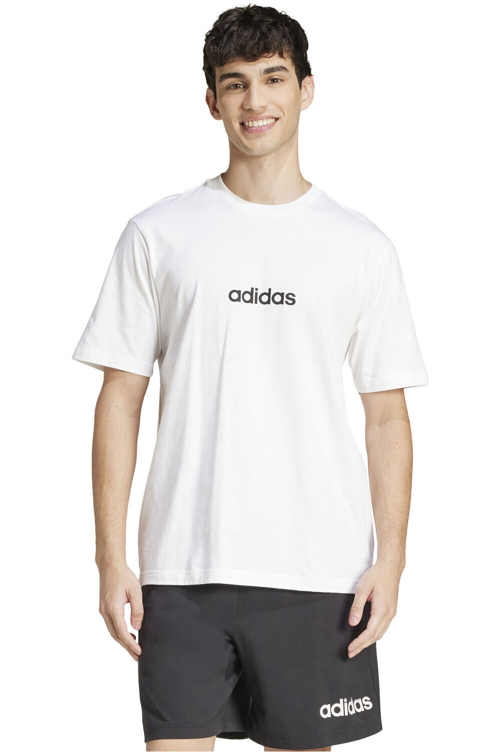 adidas camiseta manga corta hombre M LIN SJ T vista frontal