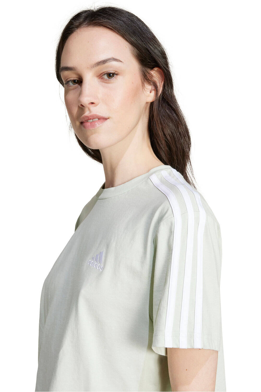 adidas camiseta manga corta mujer W 3S CR TOP 04