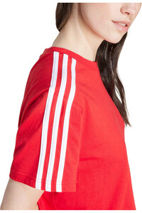 adidas camiseta manga corta mujer W 3S CR TOP 04