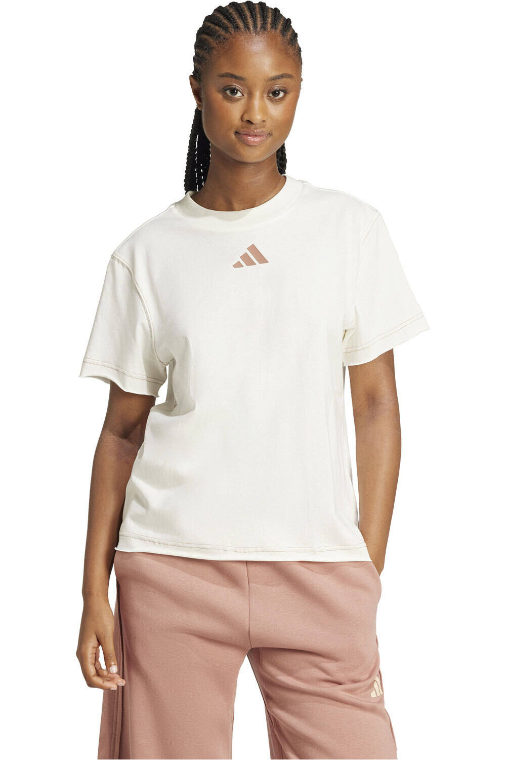 adidas camiseta manga corta mujer W ALL SZN G TEE vista frontal