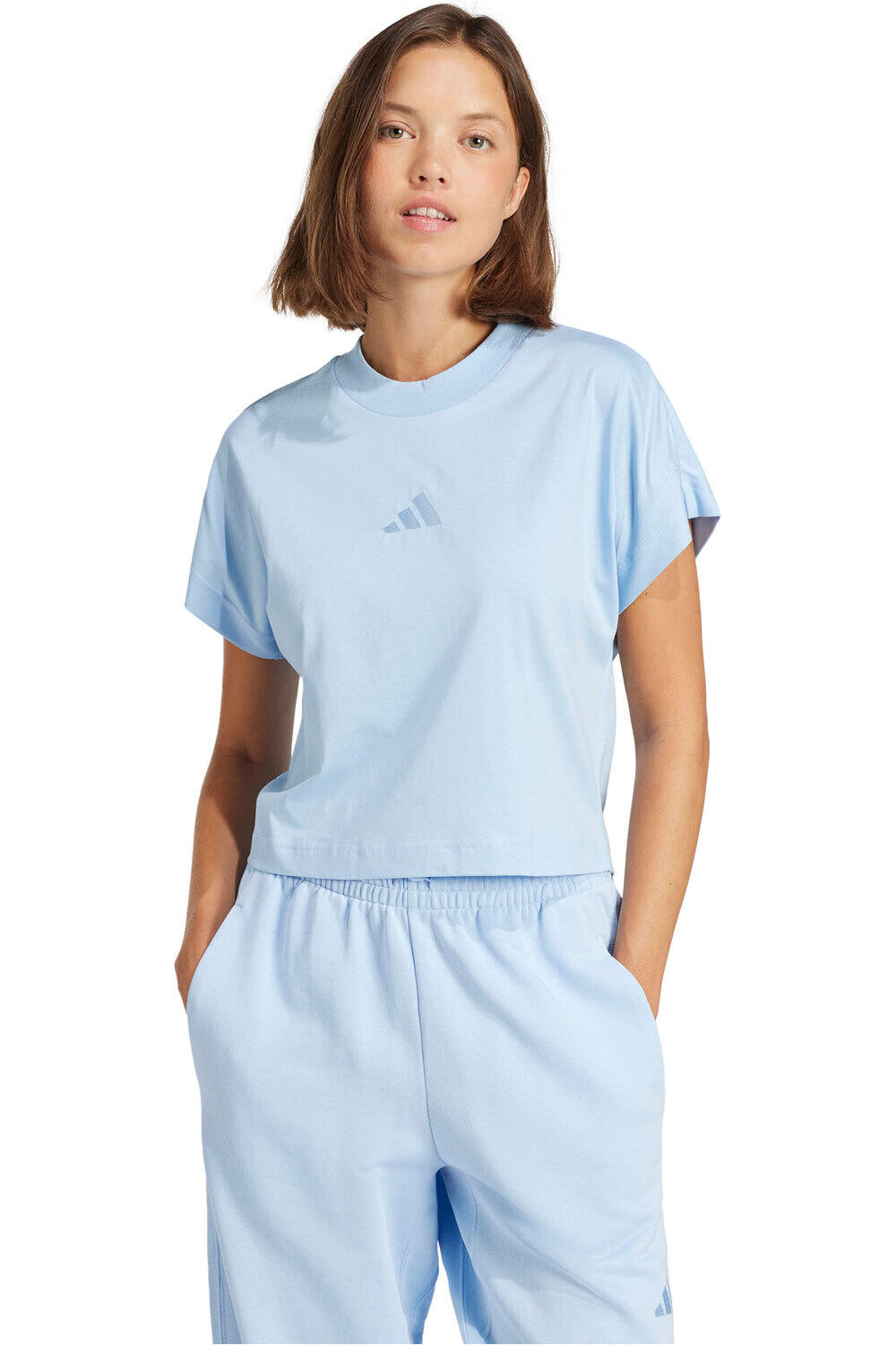 adidas camiseta manga corta mujer W ALL SZN TEE vista frontal