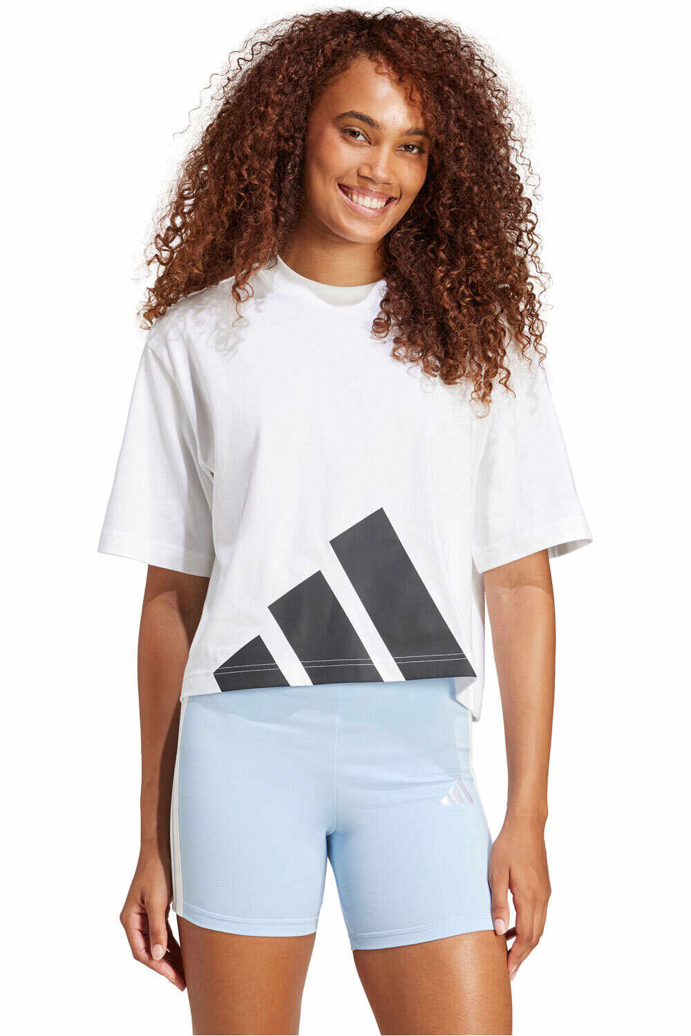 adidas camiseta manga corta mujer W BL SJ BF T vista frontal