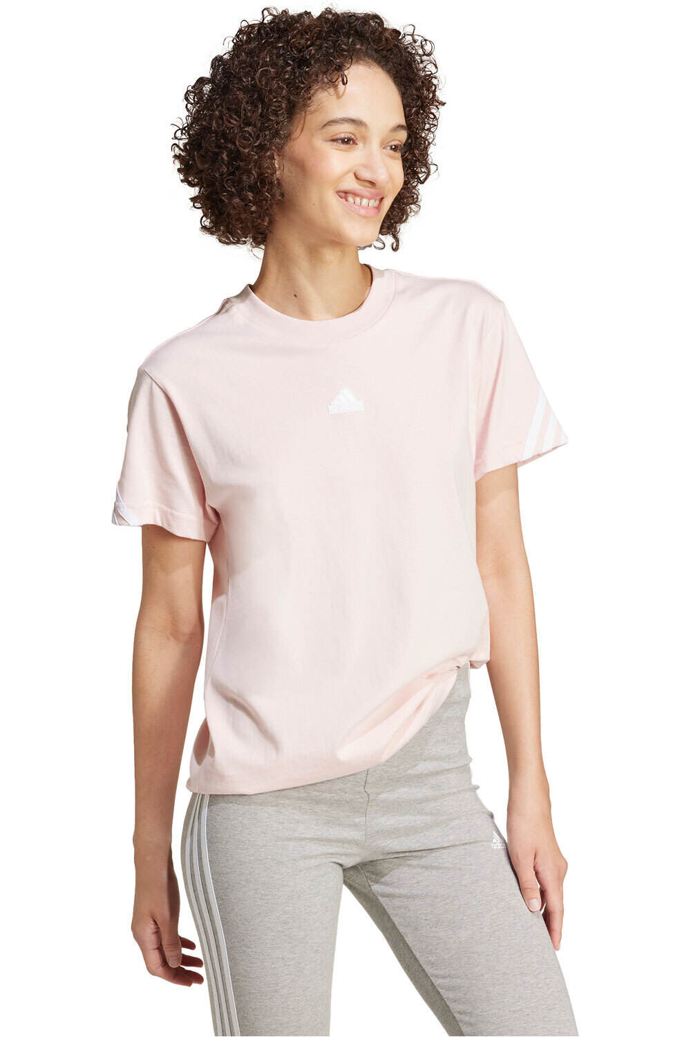 adidas camiseta manga corta mujer W FI 3S TEE vista detalle