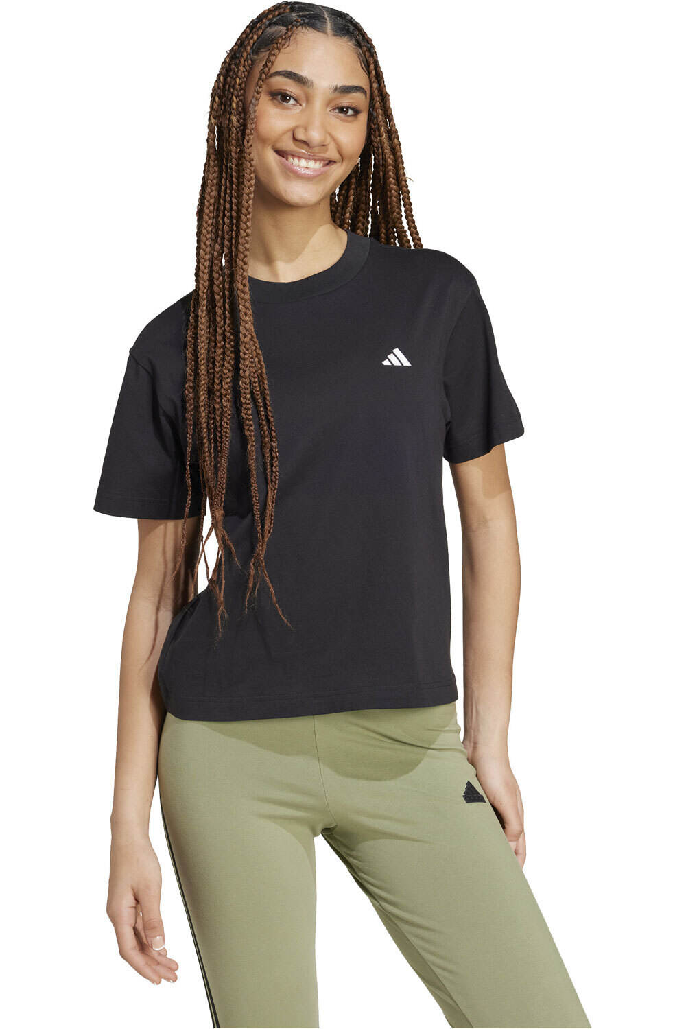 adidas camiseta manga corta mujer W SL T vista frontal