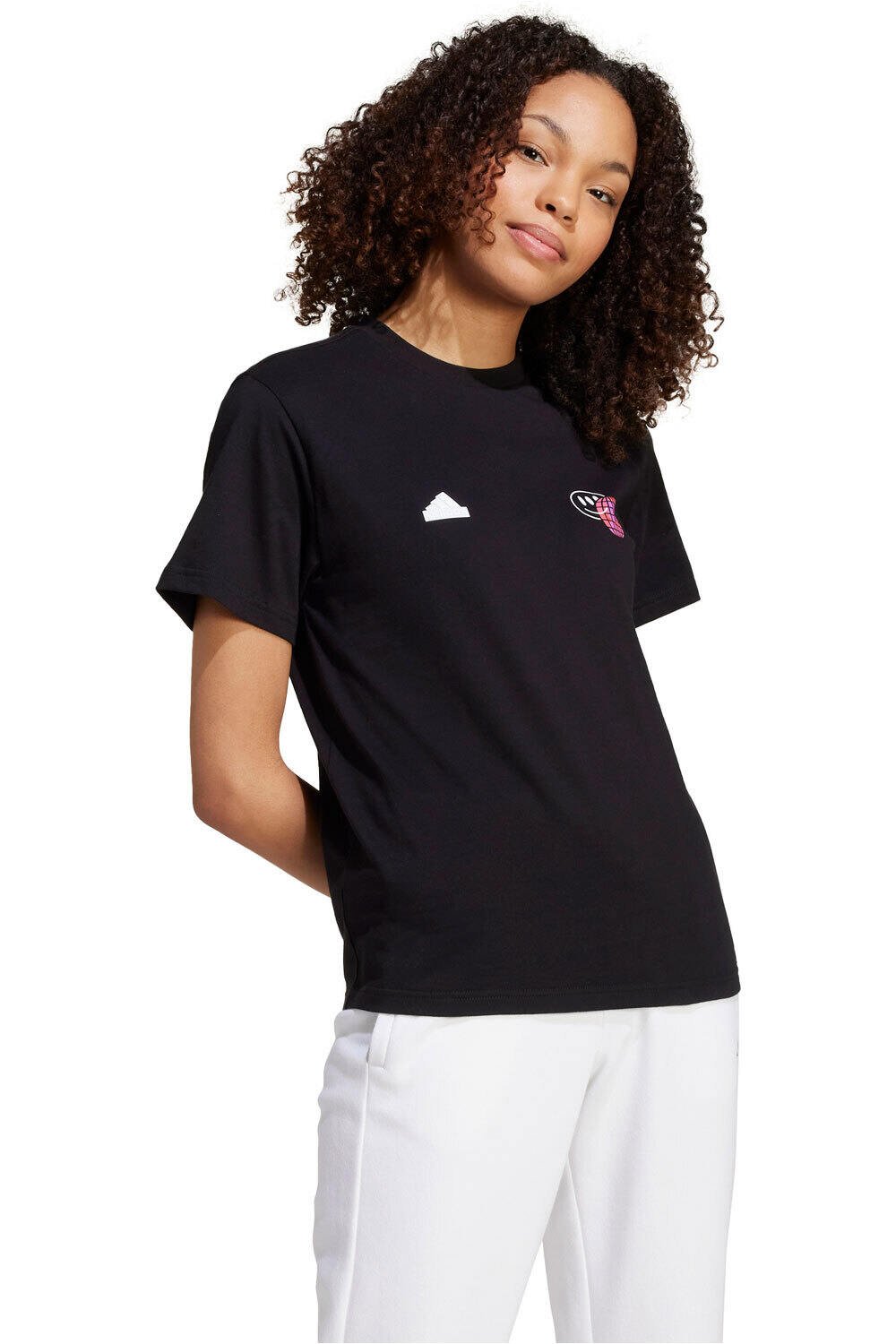 adidas camiseta manga corta mujer W TIRO T vista detalle