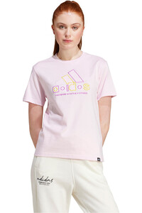 adidas camiseta manga corta mujer W XPRESS LOGO T vista frontal