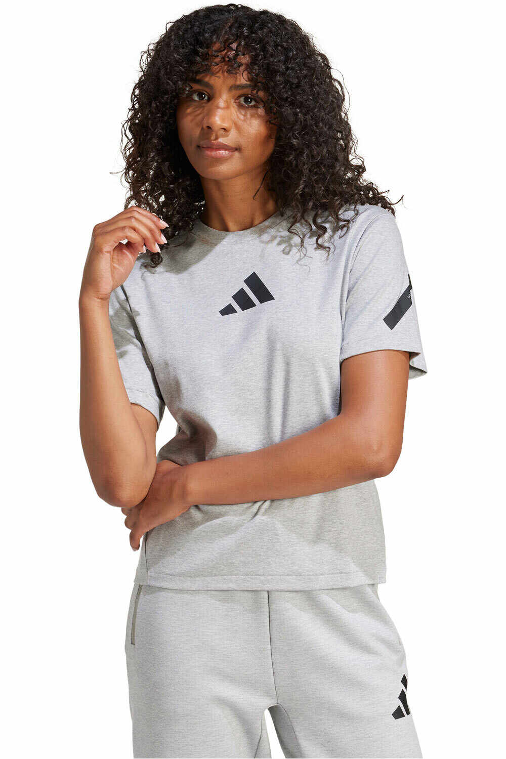 adidas camiseta manga corta mujer W Z.N.E. TEE vista frontal