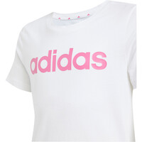 adidas camiseta manga corta niña G LIN T vista detalle