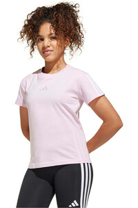 adidas camiseta manga corta niña JG 3S TEE 160 vista frontal