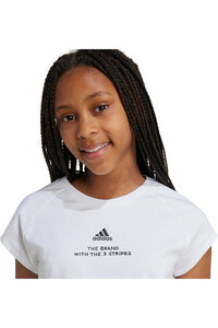 adidas camiseta manga corta niña JG JAM T vista detalle