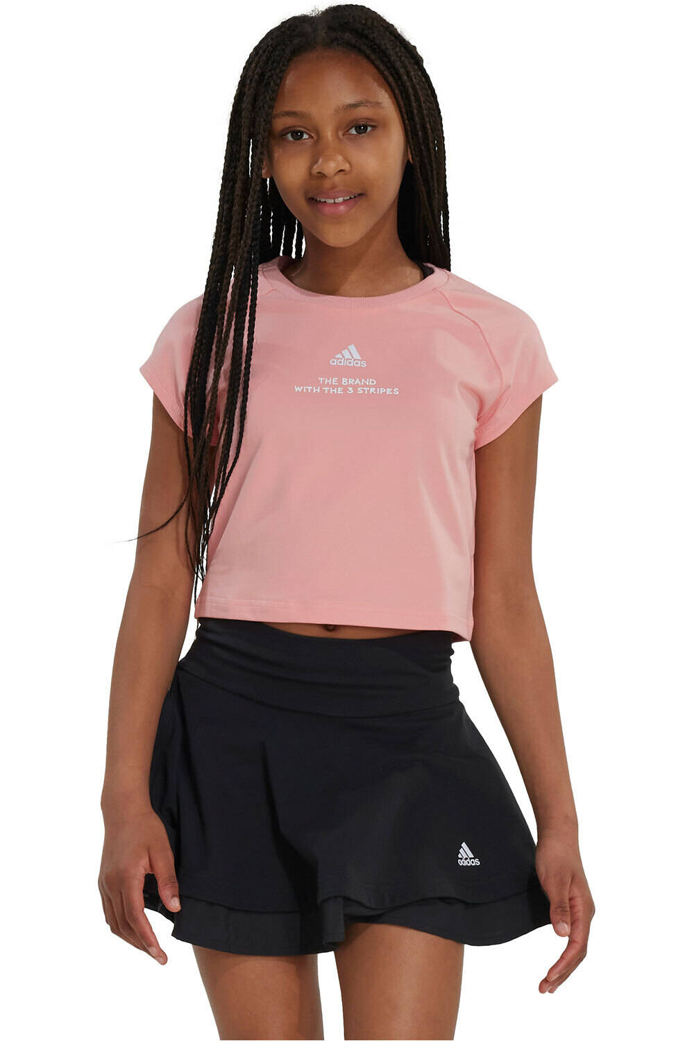 adidas camiseta manga corta niña JG JAM T vista frontal