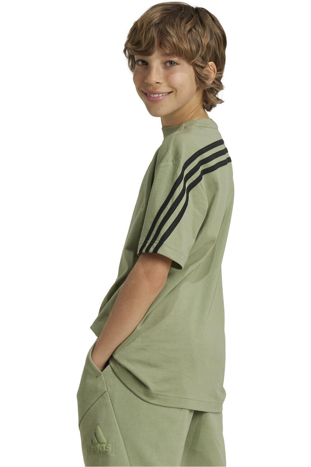 adidas camiseta manga corta niño U FI 3S T vista trasera