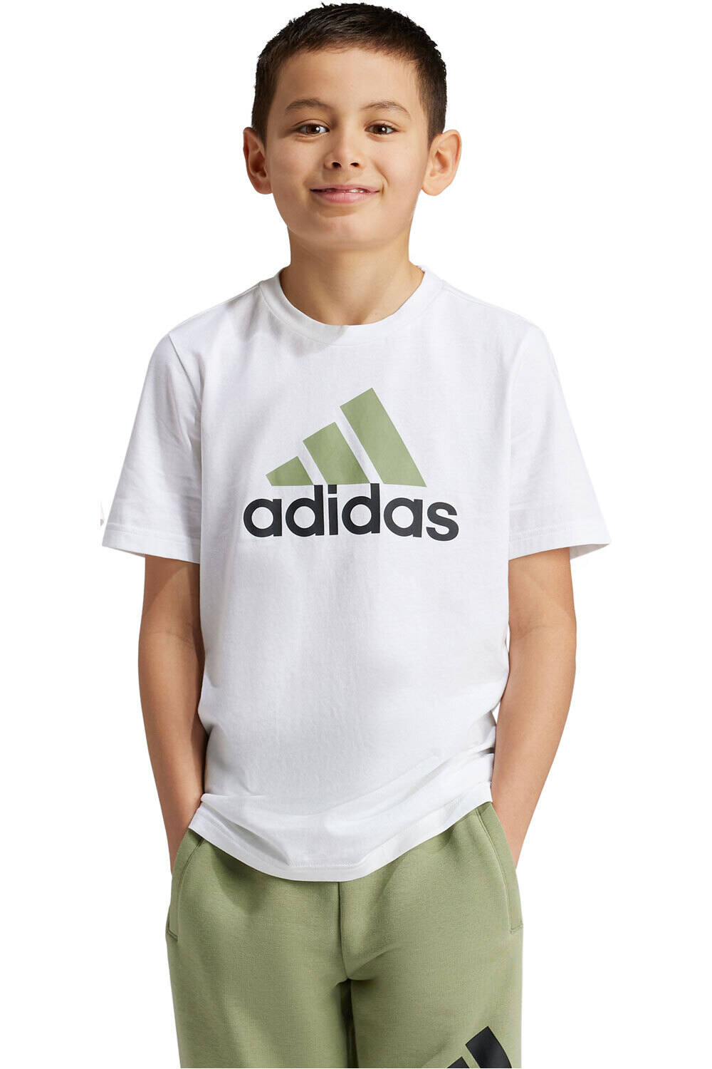 adidas camiseta manga corta niño X_U BL 2 TEE vista frontal