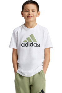 adidas camiseta manga corta niño X_U BL 2 TEE vista frontal